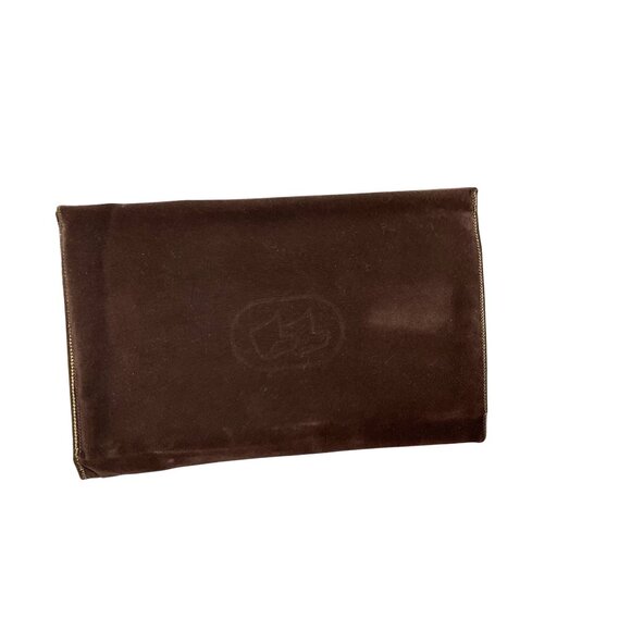 Brown Velvet Document Holder W/Tabs - Picture 3 of 6